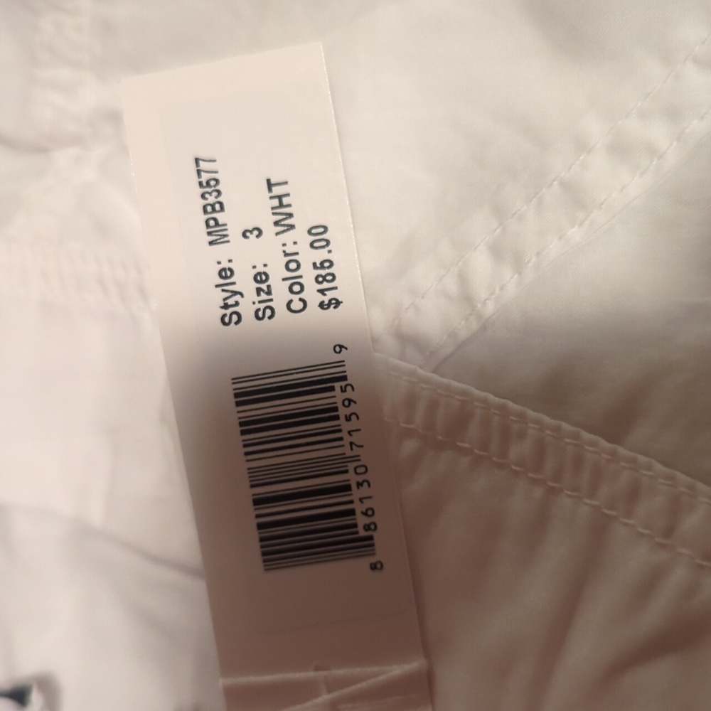 NWT James Perse Standard men's button down white shirt - Picture 6 of 7